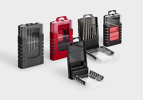 Cassete GripBox GripBox: Uma caixa tipo cassete em estudo com deign moderno e ideal para todos os jogos de brocas.